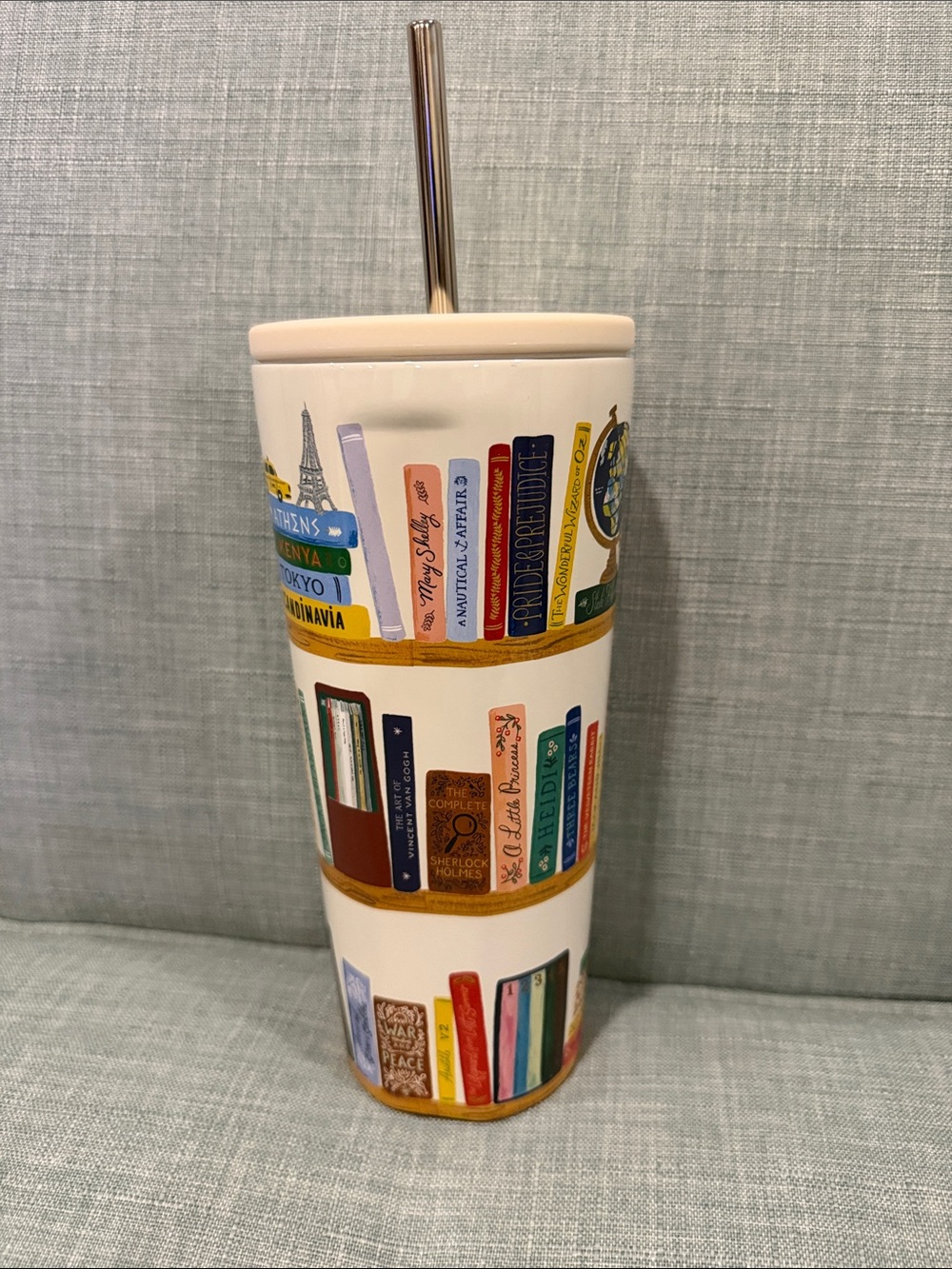 24 oz. Corkcicle x Rifle Paper Co. cold cup - Book Club